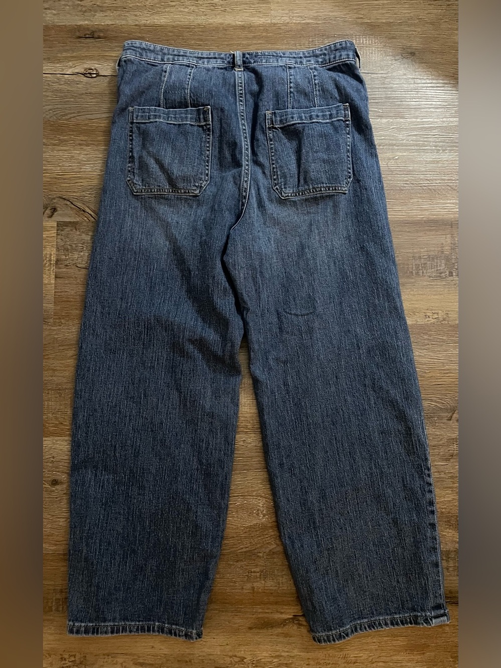 Anthropologie Pilcro Jeans Women’s 31 Ultra High Rise Crop Blue Denim Cropped - Picture 3 of 11